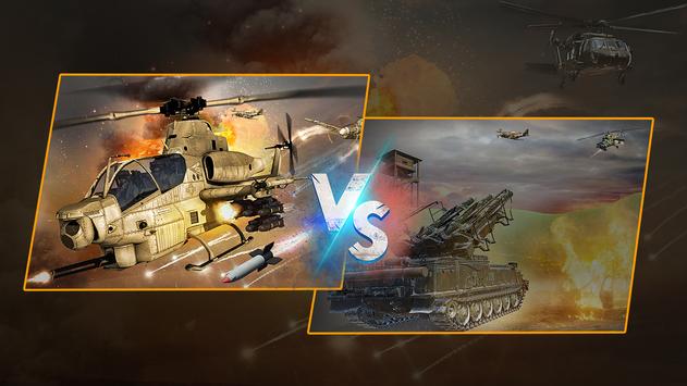 武装猎鹰直升机3D战场(Helicopter simulator gunship strike new war Games)