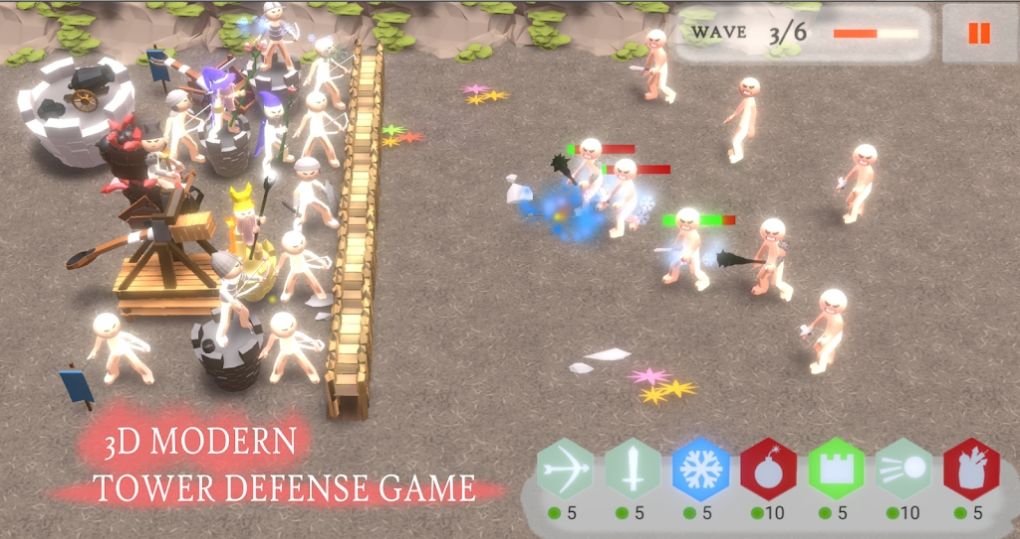 火柴人防御之塔防战场3D(StickmanDefence)