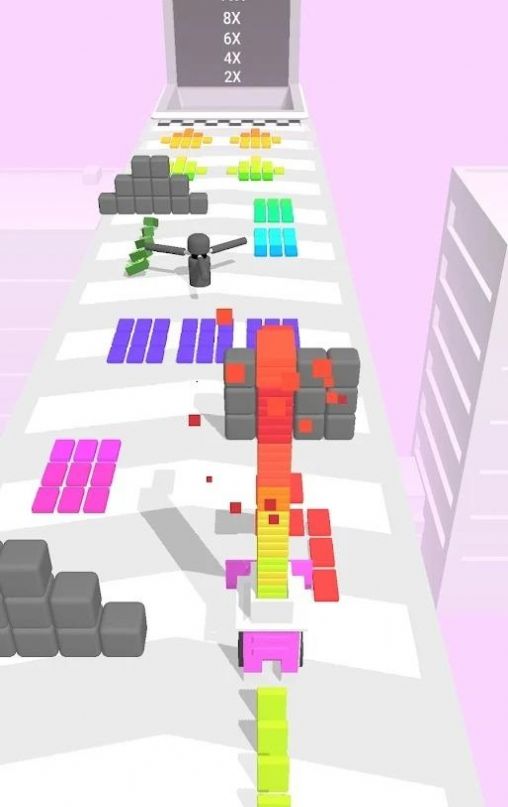 多米诺堆叠跑(Domino Run)