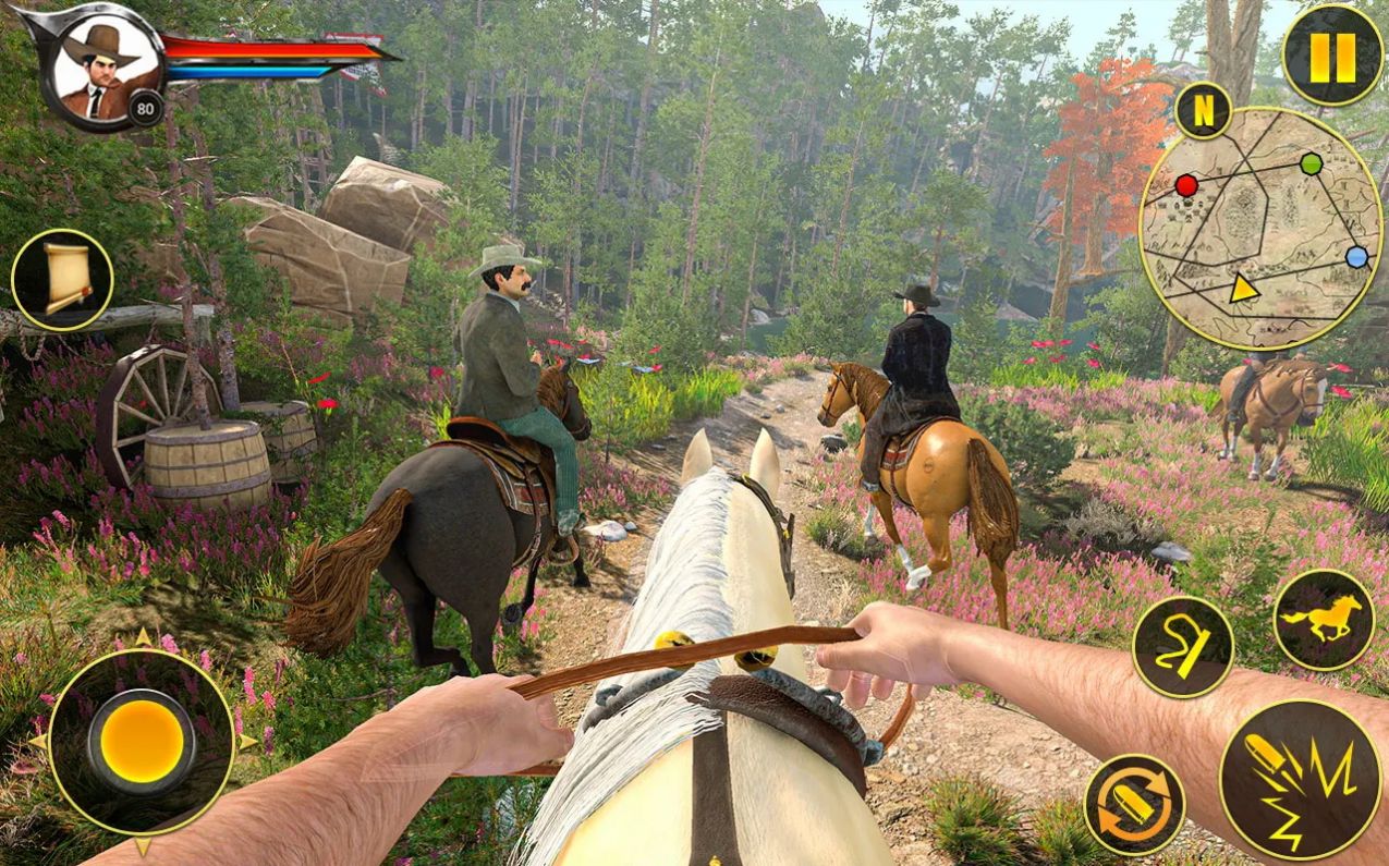 牛仔骑马仿真(Cowboy Horse Riding Simulation)