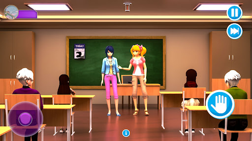 动漫高中女教师(Anime High School Girl Teacher Simulator 3D Games)