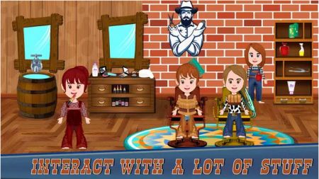 假装玩牛仔世界(Pretend Cowboy my town)