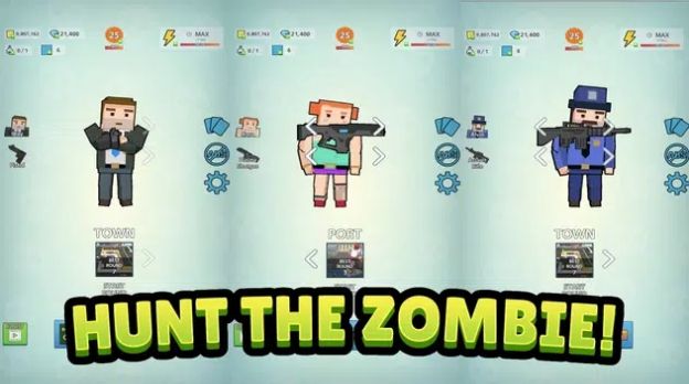 像素猎人僵尸射击(Zombie Shooter : The Hunt)