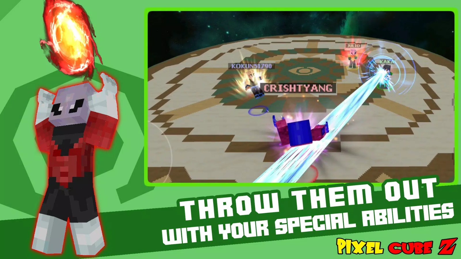 像素方块龙珠战士(Pixel Cube Z Battle of Super Warriors)