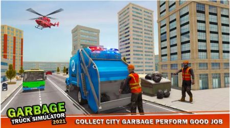 城市垃圾车驾驶模拟器(City Garbage Truck Driving Simulator)