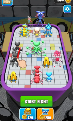 波比游戏合并大师(Merge Master Blue Monster)