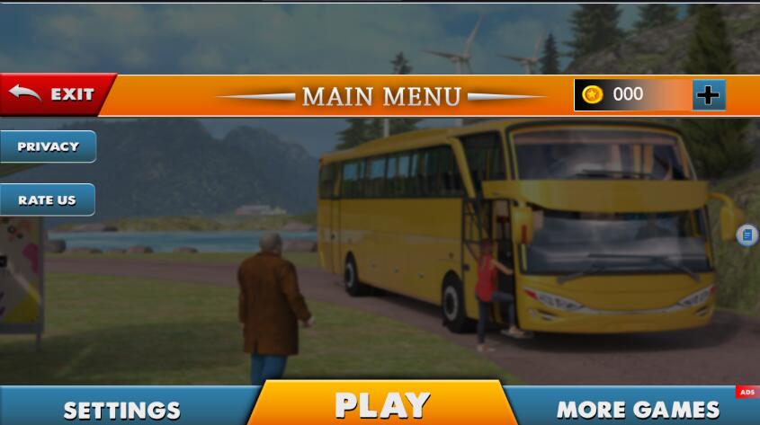 越野巴士模拟器游戏3D(Offroad Bus Simulator Games 3D)