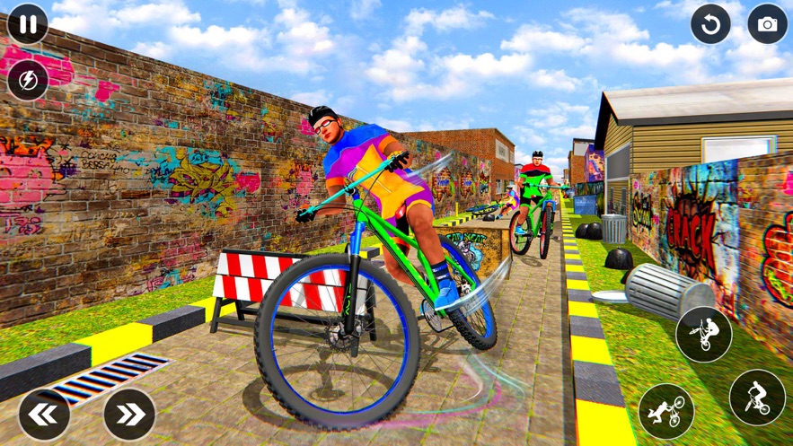 自行车 BMX 自行车骑手技能