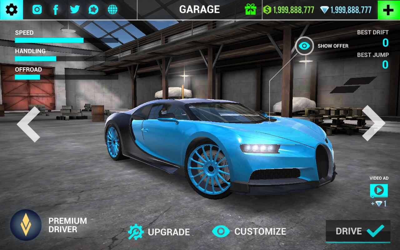 极限汽车驾驶模拟器无限金币版(Ultimate Car Driving Simulator)