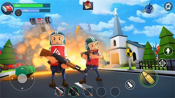 香肠跳伞吃鸡派对免广告版下载-香肠跳伞吃鸡派对无广告最新下载