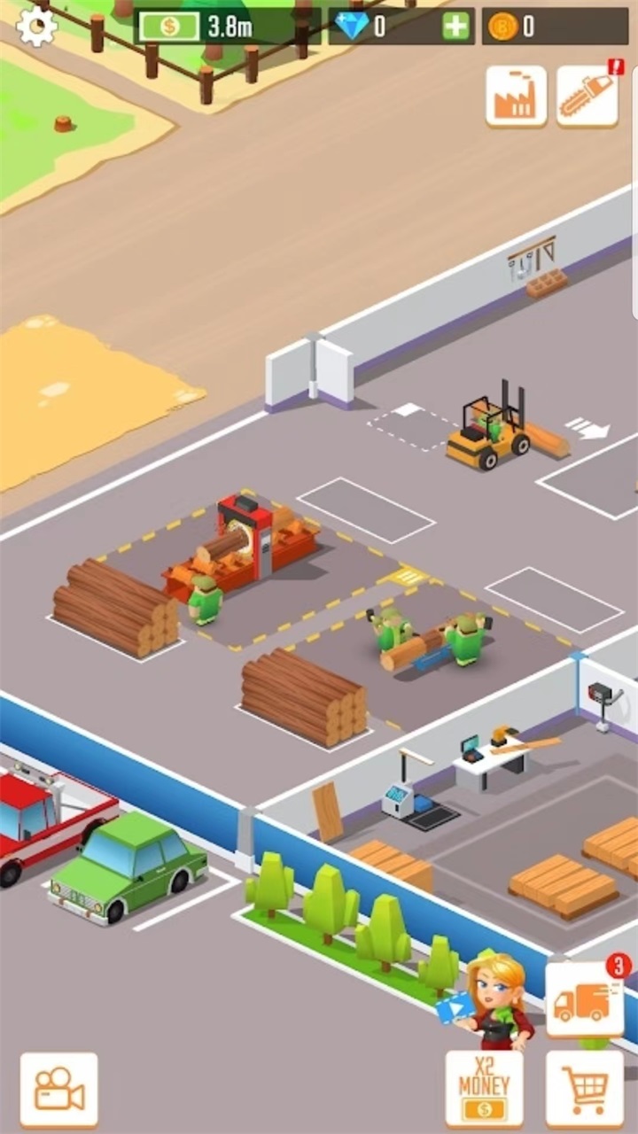 木材公司无限金币钻石(Lumber Inc)