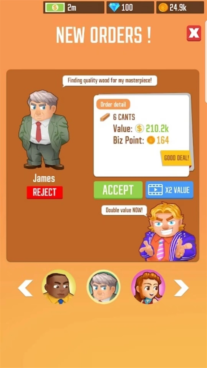 木材公司无限金币钻石(Lumber Inc)