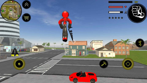 火柴人绳索英雄无限钞票版(Stickman Rope Hero)