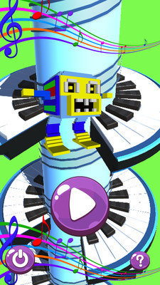 螺旋3D像素钢琴砖(Helix 3d pixel Piano Tiles)