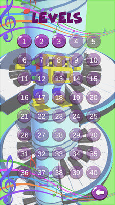 螺旋3D像素钢琴砖(Helix 3d pixel Piano Tiles)