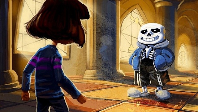 传说之下Sans vs Frisk