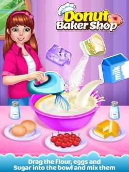  甜甜圈制造商面包店（Donut Bakery Shop - Kids Food Maker Games）