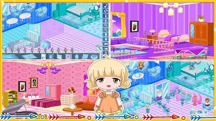 芭比公主城堡房间装饰