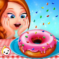  甜甜圈制造商面包店（Donut Bakery Shop - Kids Food Maker Games）