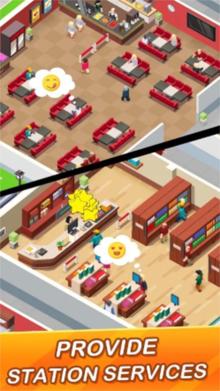 空闲火车帝国大亨最新版(Idle Train Empire)