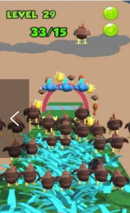 鸡群障碍跑安卓版(Farm Runner 3D Chicken Escape)