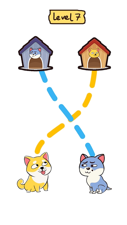 狗狗冲刺画线救援手游(Dog rush: Draw to save)