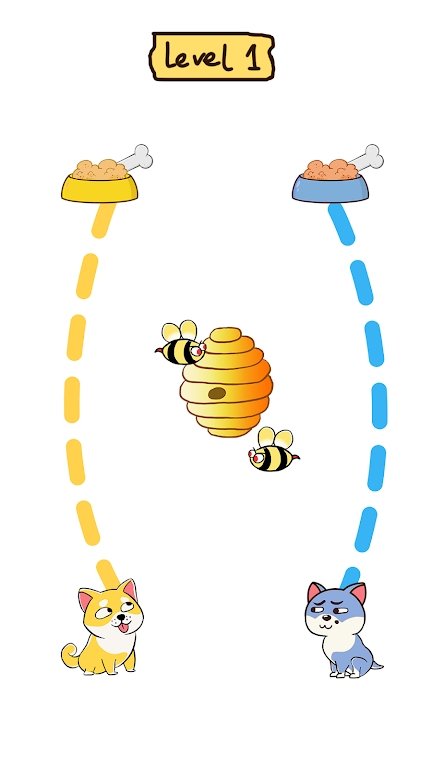 狗狗冲刺画线救援手游(Dog rush: Draw to save)