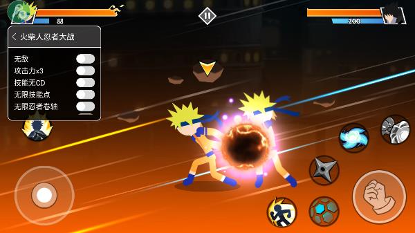 火柴人忍者大战（无限金币无限金券）