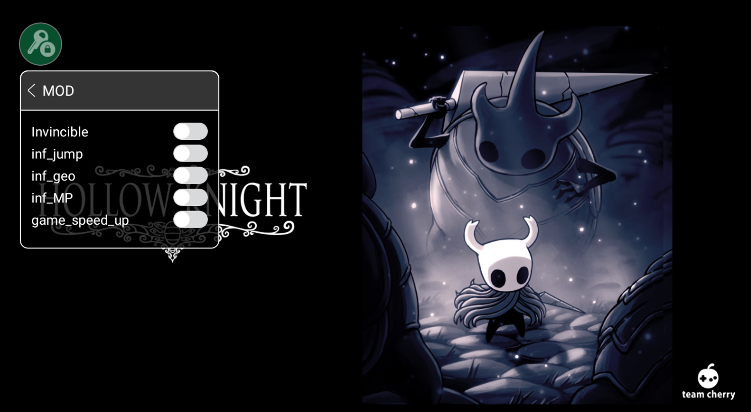 空洞骑士内置修改器下载-空洞骑士内置修改器全无限下载v1.0