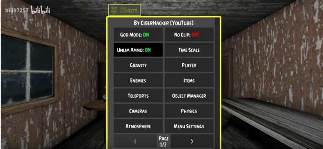 恐怖老奶奶1menu黑客模组菜单下载-恐怖老奶奶1menu黑客模组菜单中文免费下载v1.4.0.6