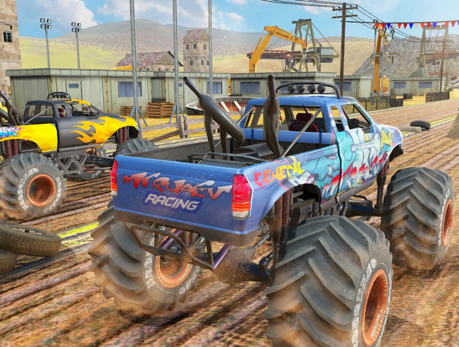 怪物卡车粉碎与撞击(Hard Wheels Monster Truck Game)