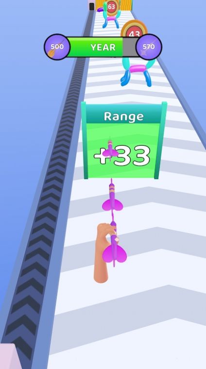 爆破气球跑(Balloon Dart Run)