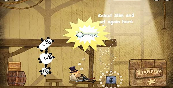 3 Pandas Fun Adventure(三熊猫虚张声势的冒险逃生)