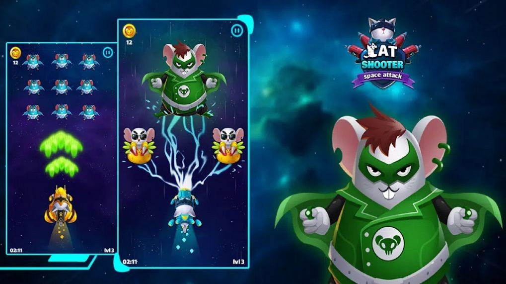 猫猫太空射击(Cat Invaders)