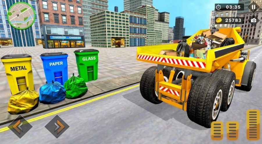 城市垃圾收集车模拟驾驶(Garbage Trash Truck Driving 3D)