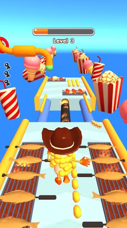 玉米豆冲刺(Popcorn Run 3D)