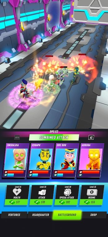 超级英雄邪恶之战(Superheroes Idle RPG)