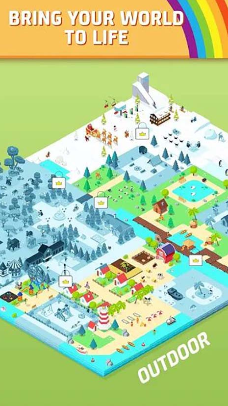 彩色土地按编号建造(Color Land)