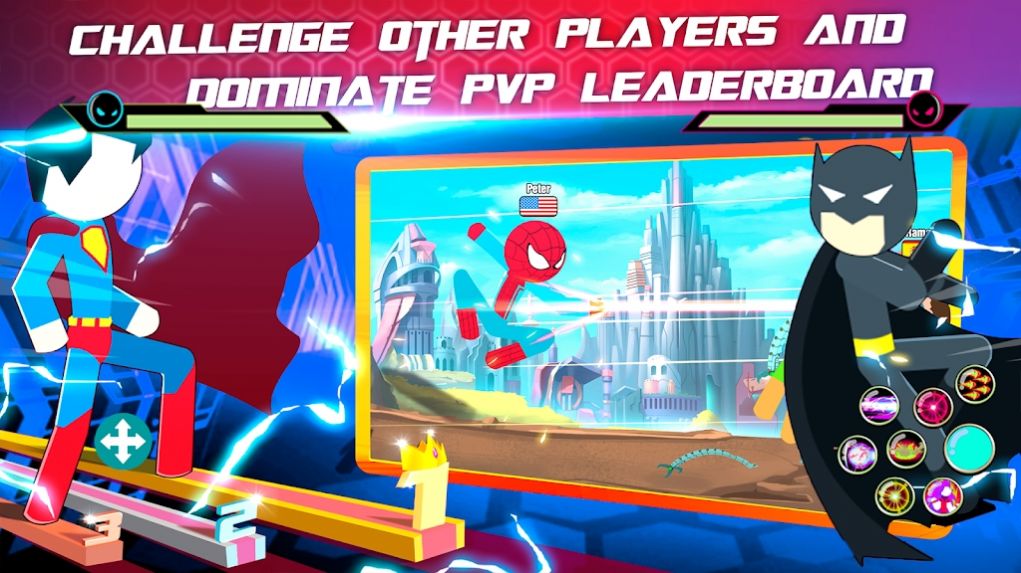 火柴人冠军争夺赛(Super Stickman Heroes Fight)