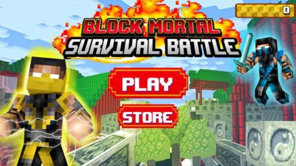 方块凡人生存之战(Block Mortal Survival Battle)