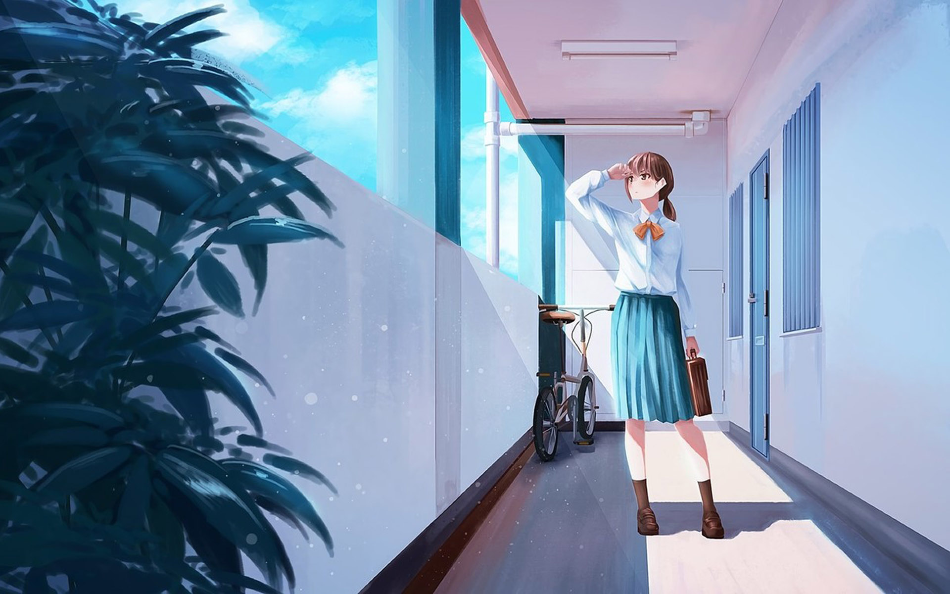 二次元风格的3D高校模拟游戏