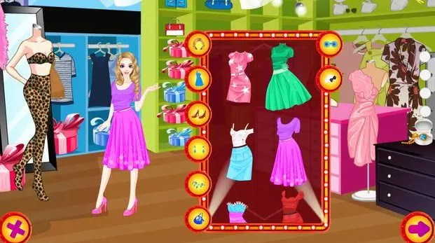 好玩的女生换衣服游戏