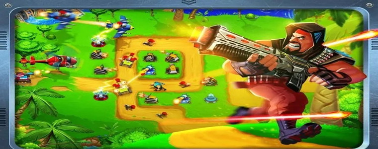 能升级炮塔的塔防游戏