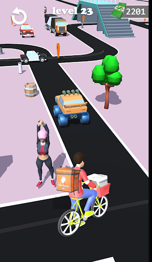 送报男孩自行车(Paper Delivery Game)