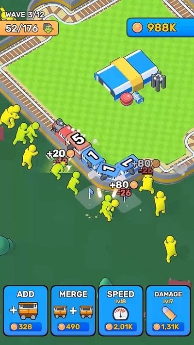 闲置僵尸列车(Idle Zombie Train)