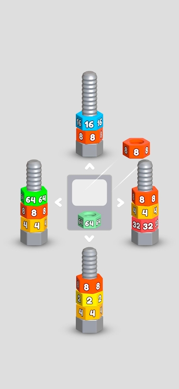 螺母合并2048(Screw Merge)