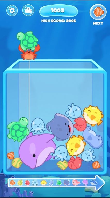 钓鱼游戏合并鲸鱼(Merge Whale)