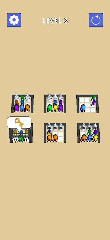 按颜色分类小人(Sortaholics)