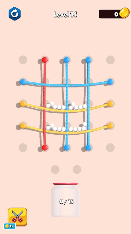 移动绳子落球(Balls On Rope)