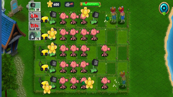 植物怒战僵尸娘化版